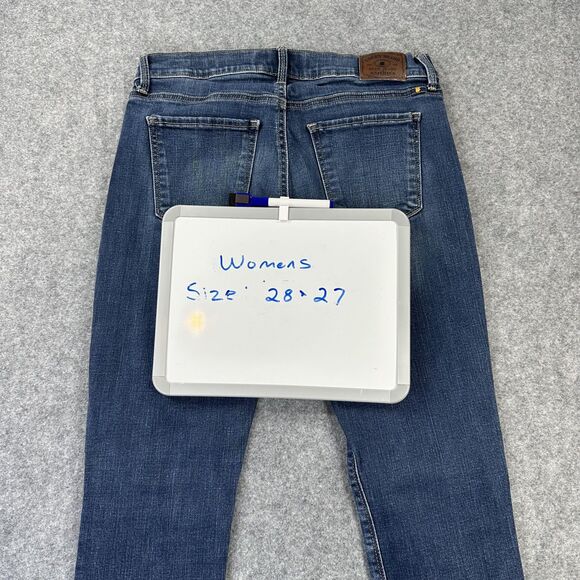 Lucky Brand Brooke Skinny Jeans Womens 6 28x27 Blue Medium Wash Stretch Denim - Picture 14 of 14